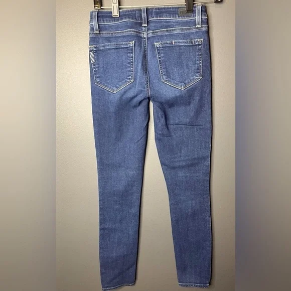Paige Premium Denim Jeans. Size 24. Nordstrom Saks. EUC. High waisted skinny. - Picture 2 of 2